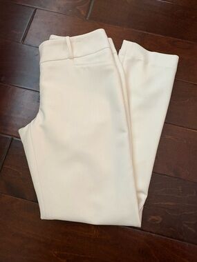 The Limited Drew Fit White Pants